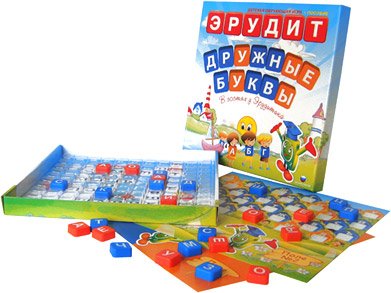 

Настольная игра Биплант Эрудит. Дружные буквы