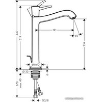 Смеситель Hansgrohe Metropol Classic [31303000]