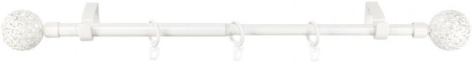 

Карниз для штор Legrand Раздвижной 1.6-3м 1-но рядный 58102161 (белый)