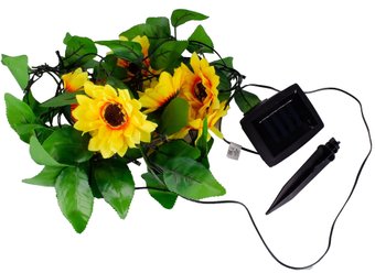 Садовая гирлянда Uniel USL-S-138/PT2300 SUNFLOWERS UL-00009377