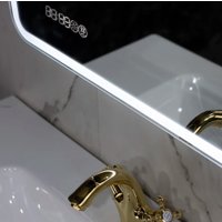  Пекам Зеркало Marta 1 80x110 marta1-80x110dcl (с подсветкой, с сенсором, часами)