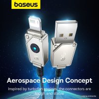 Кабель Baseus Unbreakable Series USB Type-A - Lightning (2 м, белый)