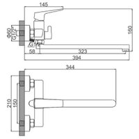 Смеситель Ledeme L2281
