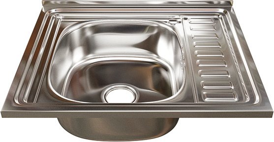 

Кухонная мойка Mixline 538193 (левая, полированная, 0.6 мм)