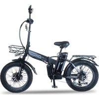 Электровелосипед Minako F10 Dual PRO 2025 (серый)