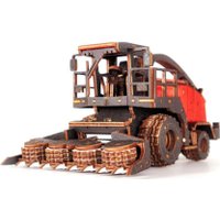 Сборная модель Eco-Wood-Art Кормоуборочный комбайн FS80 PRO с жаткой ЖКС-4.5