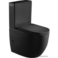 Унитаз напольный Gid Tr2177BL (черный матовый)