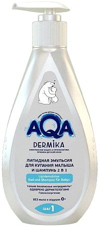 Гель-шампунь детский AQA baby Dermika 02131102 250 мл