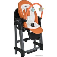 Высокий стульчик Pituso Triola (черная рама/оранжевый)