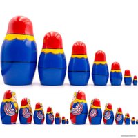 Развивающая игра Брестская Фабрика Сувениров С тюльпанами в народном голландском костюме (набор 7 шт)