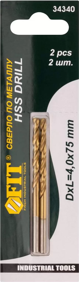 

Набор сверл FIT 34340