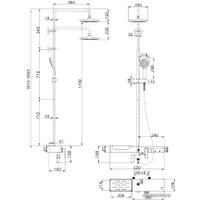 Душевая система  Lemark LM7007C