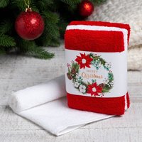 Набор полотенец Этель Merry Christmas 7351388 (3 шт)