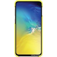 Чехол для телефона Samsung Pattern Cover для Samsung Galaxy S10e (белый/желтый)