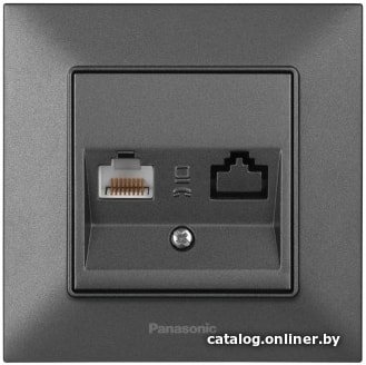 Розетка компьютерная Panasonic Arkedia Slim WNTC04042DG-BY