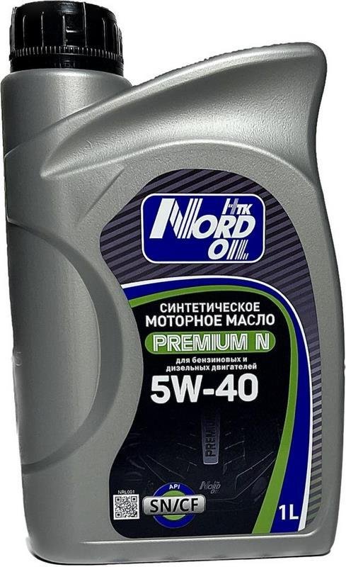 

Моторное масло Nord Oil Premium N 5W-40 SN/CF 1л