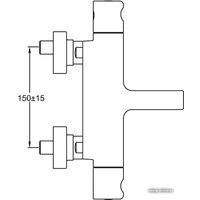 Смеситель Jacob Delafon Singulier E10870-CP
