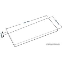 Полка Mio Tesoro Фора 1.4 (белый)