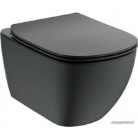 Унитаз подвесной Ideal Standard Tesi Aquablade T0079V3 (черный матовый) (без сиденья)