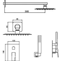 Душевая система  Hansen HL36095-C