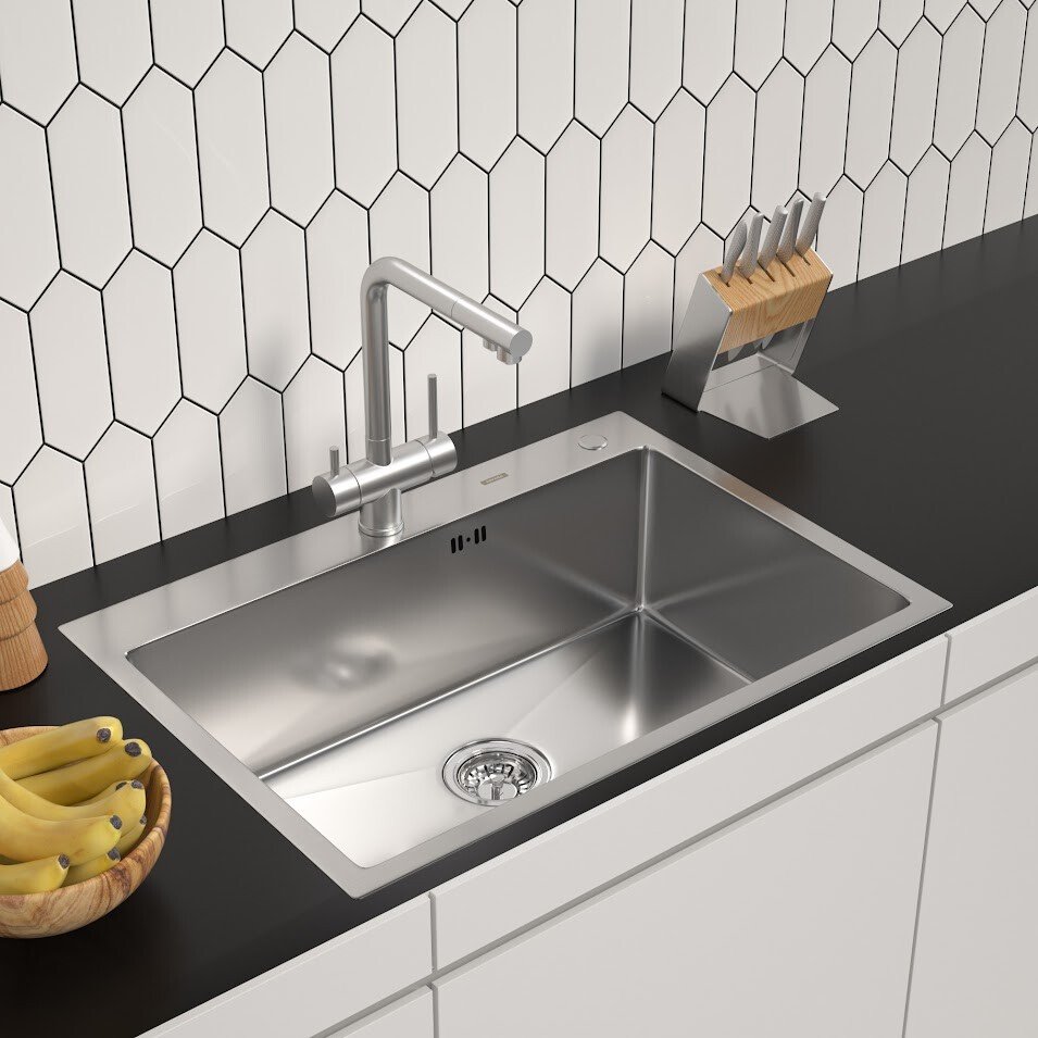 

Кухонная мойка ARFEKA ECO AR 700*500 SATIN