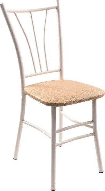 

Стул ВВР Трилогия (бежевый крокодил/белый, экокожа)