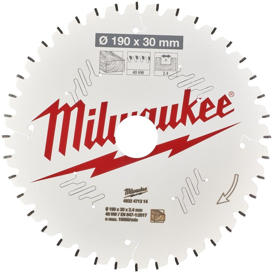 

Пильный диск Milwaukee 4932471314