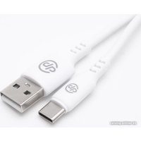 Кабель Digital Part TC-307 USB Type-A - USB Type-C (1 м, белый)