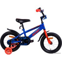 Детский велосипед AIST Pluto 14 (синий/красный, 2019)