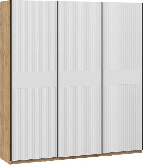 

Шкаф-купе Трия Оскар Хилтон Т2 2100 271123 (ручка черная/дуб крафт золотой/белый матовый)