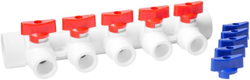 Запорная арматура Vieir Коллектор PPR 40x20 VER718-5