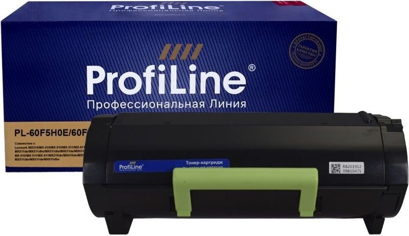 

Картридж ProfiLine PL-60F5H0E/60F5H00 (аналог Lexmark 60F5H0E/60F5H00