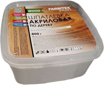 

Шпатлевка Farbitex Profi Wood по дереву (орех, 800 г)