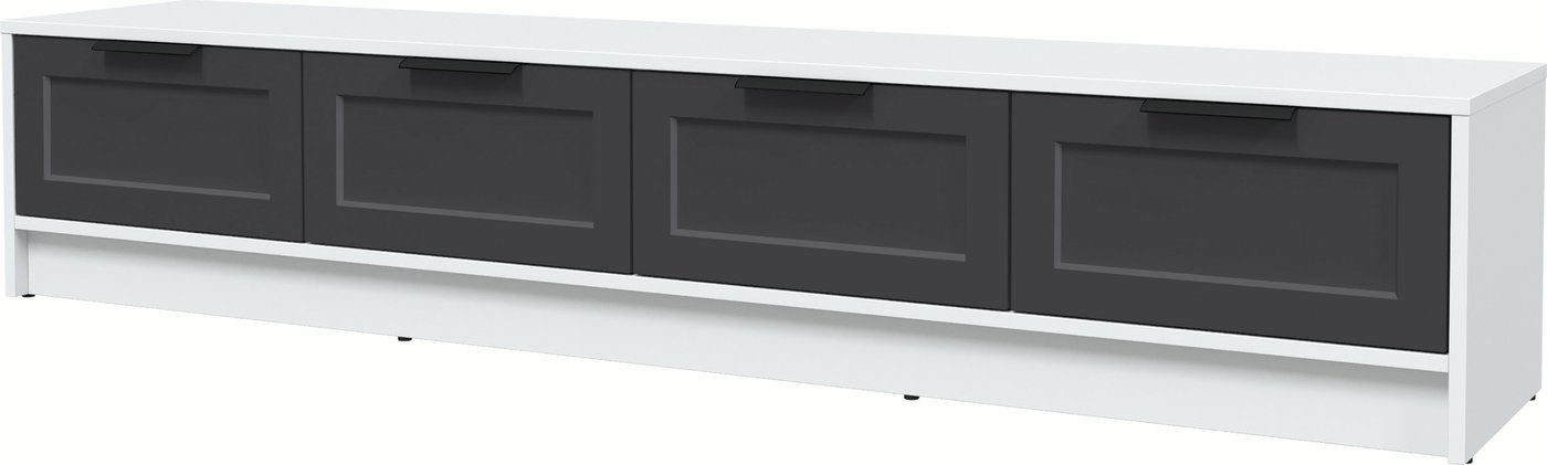 

Тумба Интерлиния ТВ Концепт Тренд КТ-ТВ4-35 (белый платинум/пепел)