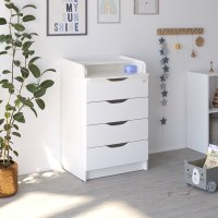 Детский комод Sweet Baby Bravo Bianco (белый премиум)