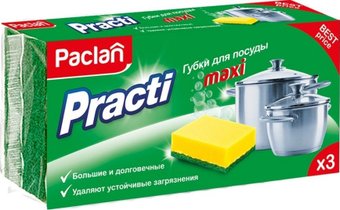 Губка Paclan Practi Maxi (3 шт)