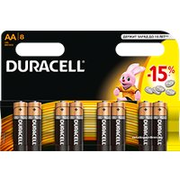 Батарейка DURACELL AA 8 шт.