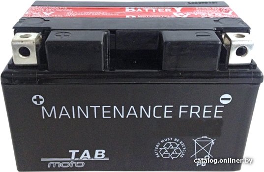 Мотоциклетный аккумулятор TAB YTZ5S-BS (4 А·ч)