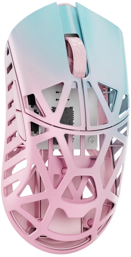 Игровая мышь WLMouse Beast X Mini Pro Omron Side Slits (голубой/розовый)