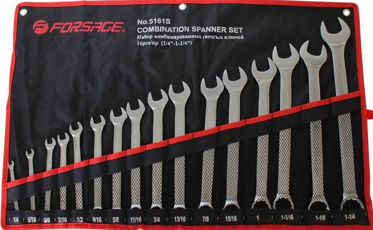 

Набор ключей FORSAGE F-5161S (16 предметов)