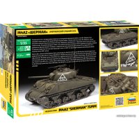 Сборная модель Звезда Американский танк М4А2 Шерман 3702