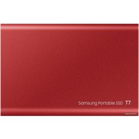 Внешний накопитель Samsung T7 500GB (красный)