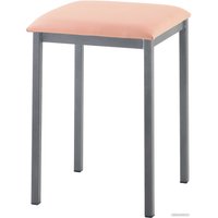 Табурет AMC Comfort 7 Г К4.7 (кожзам, коралл/графит)