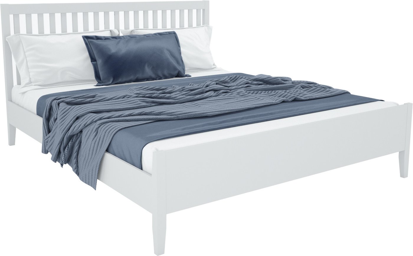 

Кровать Belux Лектум КР 140x200 (198, сосна/белый матовый)