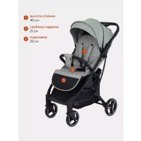 Коляска прогулочная «книга» Rant MOWbaby Smart 2023 MB101 (green)