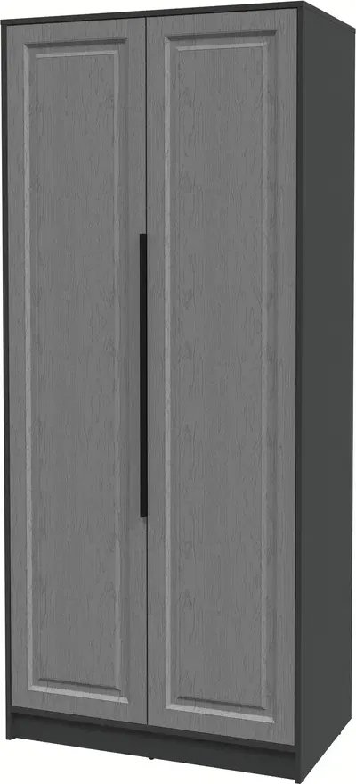 

Шкаф распашной Интерлиния Концепт КТ-Ш2 Деко (антрацит/дуб серый)