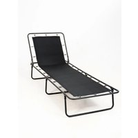 Раскладушка MishLex 192x65 см (черный)