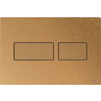 Панель смыва Tece Solid 9240436 (латунь с текстурой ромбы)