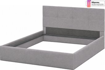 Кровать Mio Tesoro 160x200 (№5/велюр серый)