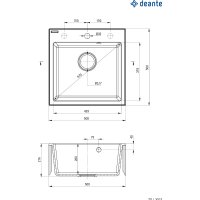 Кухонная мойка Deante ZQJ_5103 в Бресте